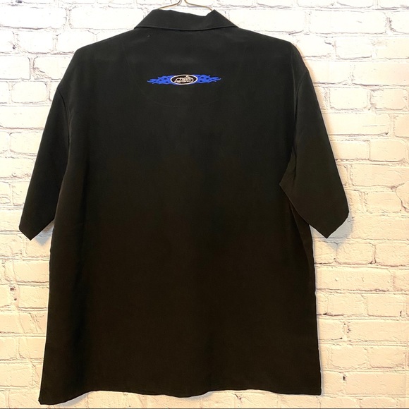 Easy rider men's shirt with blue flames 🔥 - Picture 2 of 4